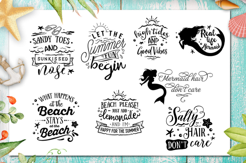 Summer Bundle - 65 Summer SVG files Bundle Summer SVG file Cutting File Clipart in Svg, Eps, Dxf, Png for Cricut & Silhouette