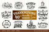 Thanksgiving bundle - 40 SVG file Cutting File Clipart in Svg, Eps, Dxf, Png for Cricut & Silhouette