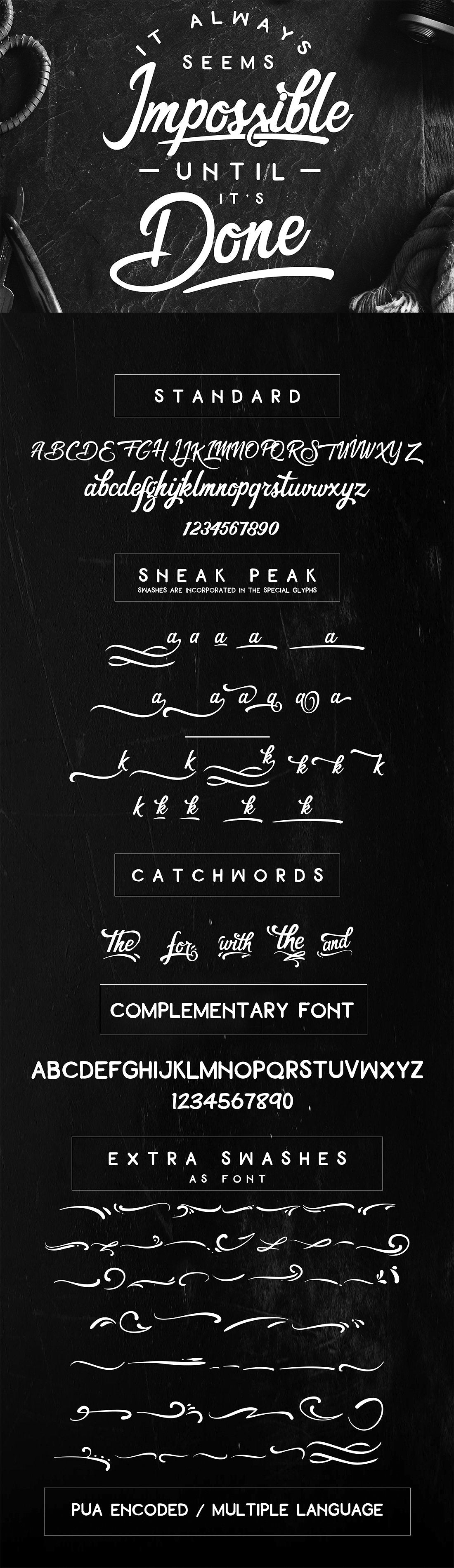 The Trickster Font Duo + extras