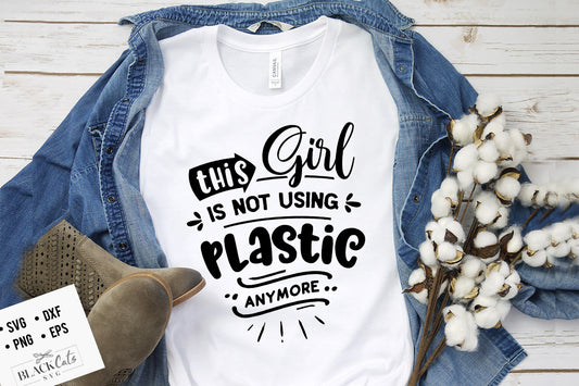 This Girl Guy is Not Using Plastic SVG File