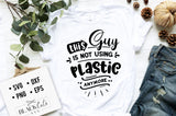 This Girl Guy is Not Using Plastic SVG File