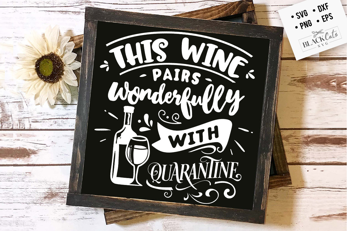 This wine pairs wonderfully SVG
