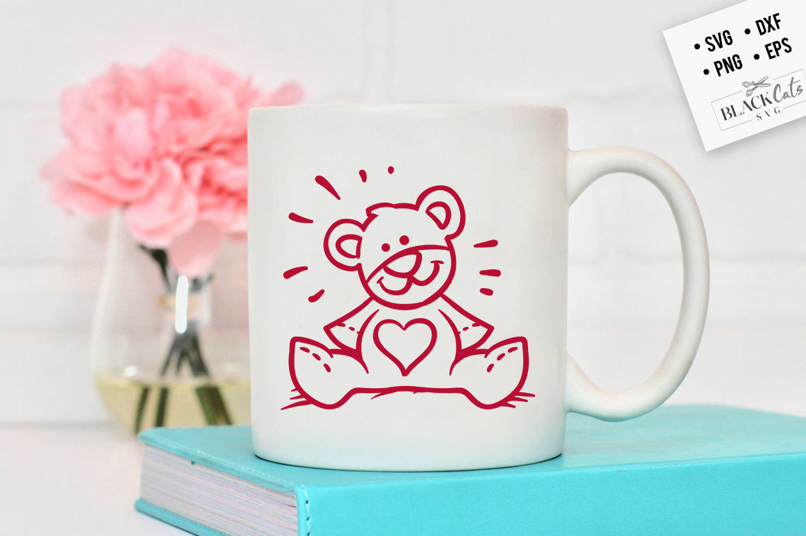 Valentine Doodles SVG File 2