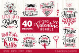 Valentines Day SVG bundle 40 designs