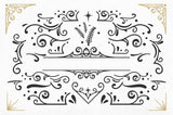 Vondey - Holiday font & ornaments