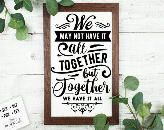 We may not have it SVG