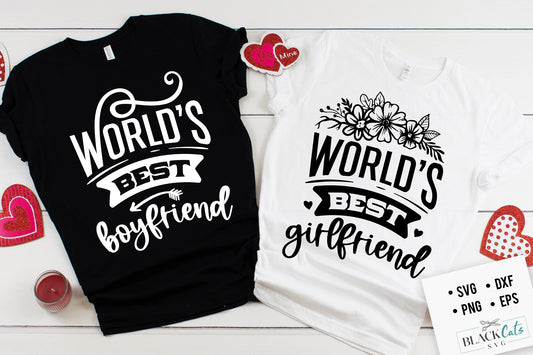Worlds best girlfriend SVG