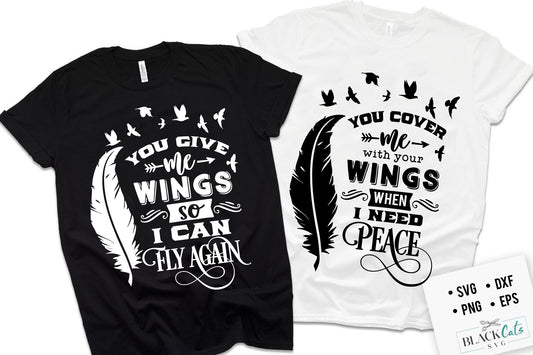 You give me wings SVG