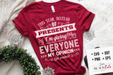 This year instead of presents I am giving everyone my opinion SVG