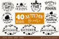 Autumn bundle - 40 SVG file Cutting File Clipart in Svg, Eps, Dxf, Png for Cricut & Silhouette