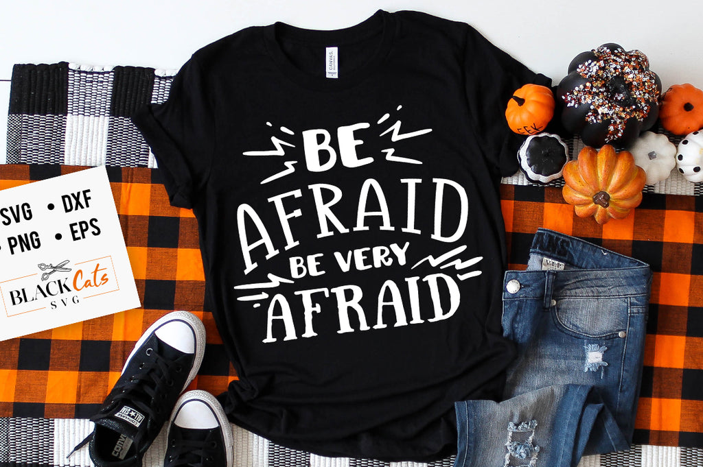 Be afraid SVG File