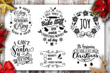 Christmas bundle 40 SVG file Cutting File Clipart in Svg, Eps, Dxf, Png for Cricut & Silhouette
