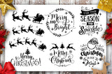 Christmas bundle 40 SVG file Cutting File Clipart in Svg, Eps, Dxf, Png for Cricut & Silhouette