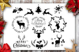Christmas bundle 40 SVG file Cutting File Clipart in Svg, Eps, Dxf, Png for Cricut & Silhouette