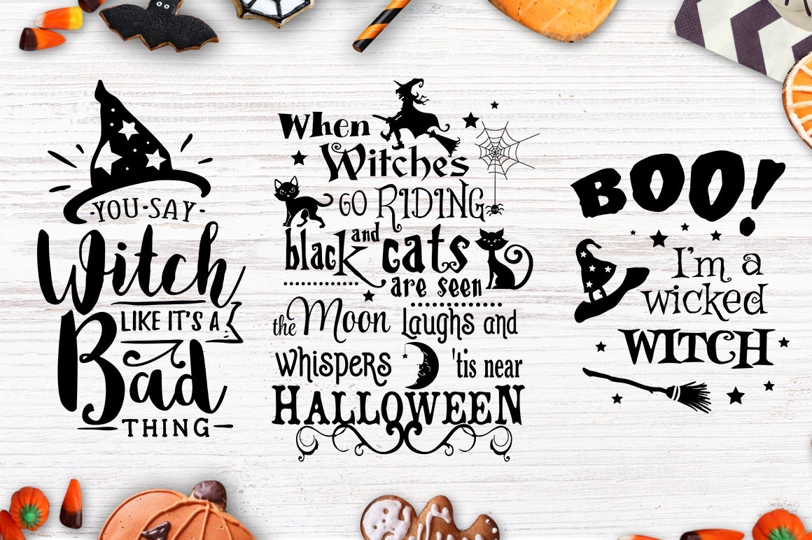 Halloween bundle 40 SVG file Cutting File Clipart in Svg, Eps, Dxf, Png for Cricut & Silhouette