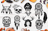 Halloween bundle 40 SVG file Cutting File Clipart in Svg, Eps, Dxf, Png for Cricut & Silhouette