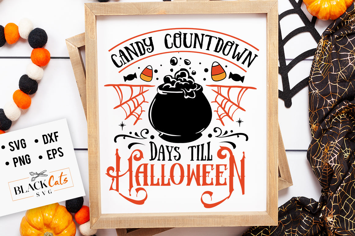 Candy Countdown SVG File