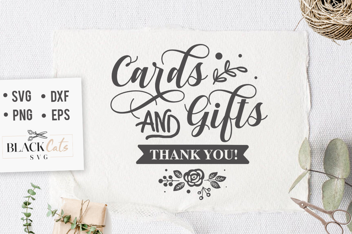 Cards and Gifts SVG