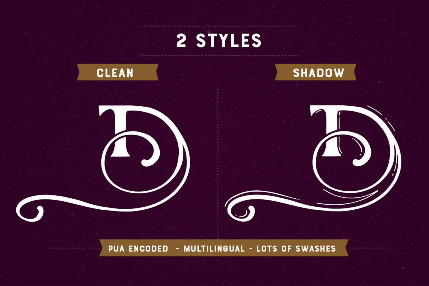 Corisa display font with swashes