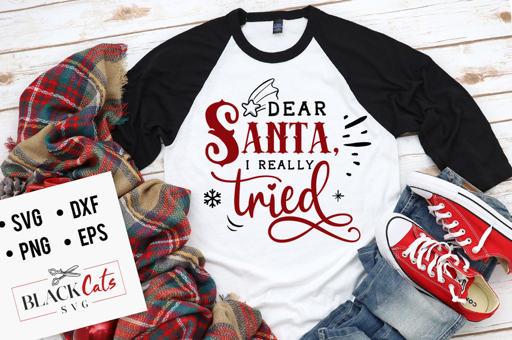 Dear Santa I really tried SVG