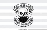 To beard or not to beard SVG files - BlackCatsSVG