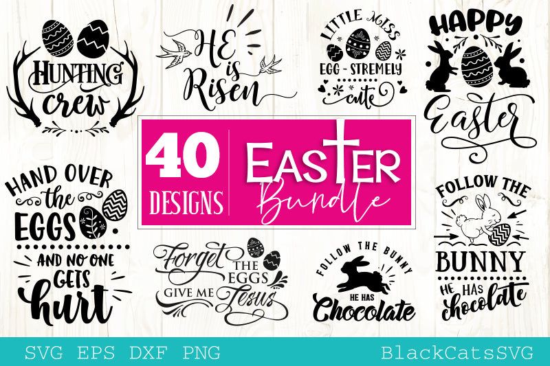 Easter Bundle SVG 40 designs