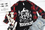 Faith can move mountains SVG file Cutting File Clipart in Svg, Eps, Dxf, Png for Cricut & Silhouette God svg