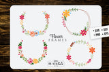 Floral frames SVG