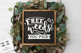 Free weeds you pick SVG