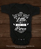 She may seem little but She Is Fierce  SVG file Cutting File Clipart in Svg, Eps, Dxf, Png for Cricut & Silhouette - BlackCatsSVG