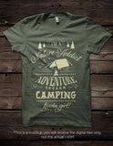 I'm a camping kinda girl / guy -  SVG file Cutting File Clipart in Svg, Eps, Dxf, Png for Cricut & Silhouette - camping adventure svg - BlackCatsSVG