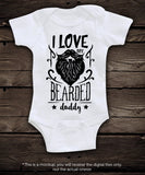 I love my bearded daddy svg  file Cutting File Clipart in Svg, Eps, Dxf, Png for Cricut & Silhouette  svg little beard SVG - BlackCatsSVG