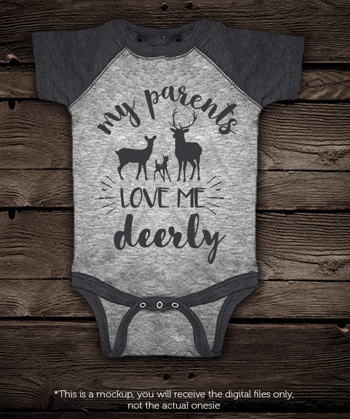 My parents love me deerly - SVG file Cutting File Clipart in Svg, Eps, Dxf, Png for Cricut & Silhouette - BlackCatsSVG