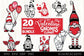 Valentine Gnomes SVG bundle Gnome clipart SVG 20 designs