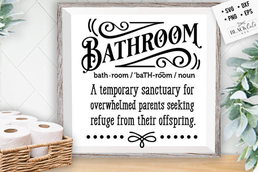 Bathroom definition svg, Bathroom SVG, Bath SVG, Rules SVG, Farmhouse Svg, Rustic Sign Svg, Country Svg, Vinyl Designs