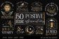 Positive affirmations Bundle SVG 50 designs
