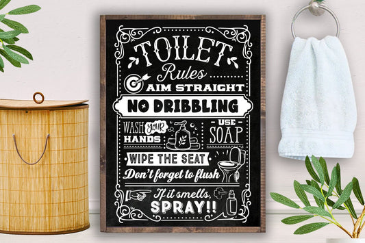 Toilet rules svg, Bathroom SVG, Bath SVG, Rules SVG, Farmhouse Svg, Rustic Sign Svg, Country Svg, Vinyl Designs
