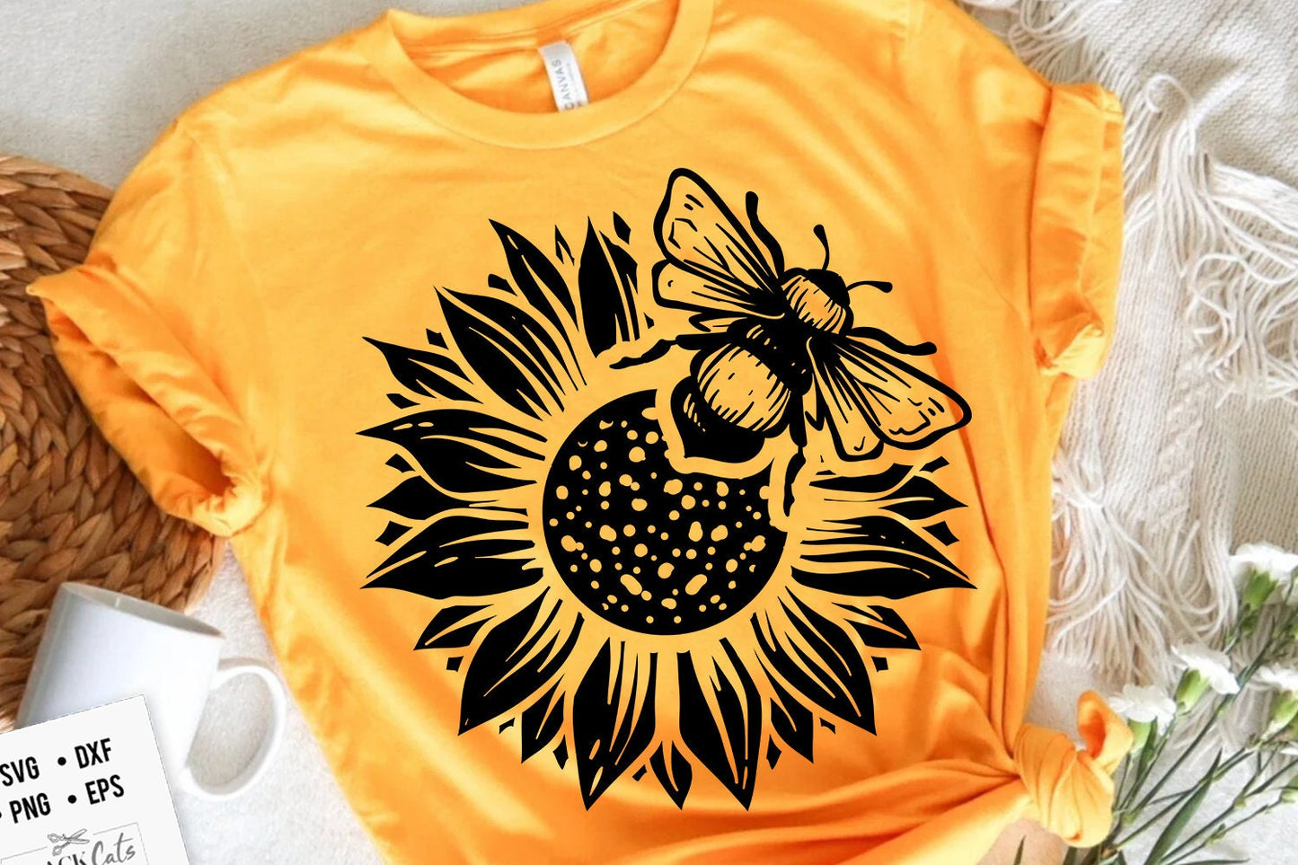 Bee and sunflower svg, Bee svg, Sunflower svg, Honey bee svg, Honey svg, Bee quotes svg,
