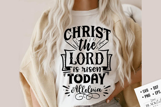 Christ the Lord is risen today svg, Religious Easter SVG, Christian Easter SVG, He is Risen, Christian Shirt Svg, Jesus Easter Svg