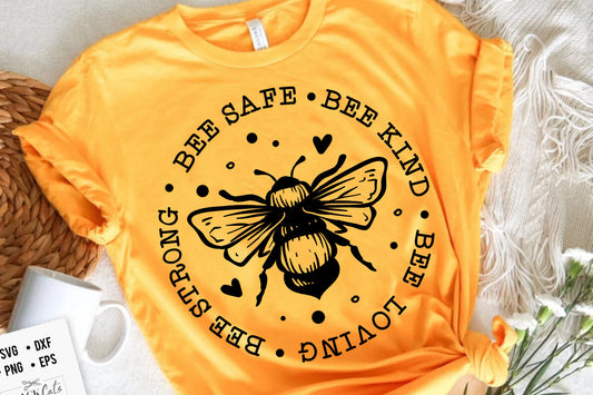Bee safe bee kind bee loving svg, Bee svg, Sunflower svg, Honey bee svg, Honey svg, Bee quotes svg,