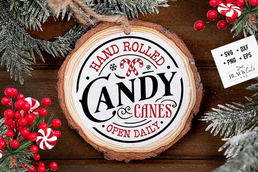 Candy canes svg,  Candy canes round svg, Farmhouse Christmas svg,  Farmhouse candy canes svg, Farmhouse Christmas poster svg,