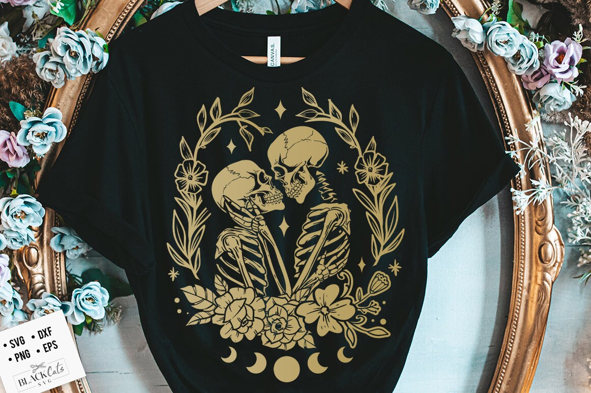 The Lovers SVG, The Lovers, Skeleton lovers svg, Valentine skeletons svg, Lovers Valentine svg,