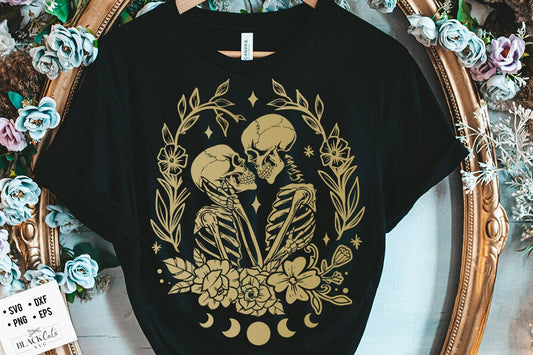 The Lovers SVG, The Lovers, Skeleton lovers svg, Valentine skeletons svg, Lovers Valentine svg,