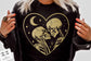 The Lovers SVG, The Lovers, Skeleton lovers svg, Valentine skeletons svg, Skeleton love svg, Skeleton heart svg