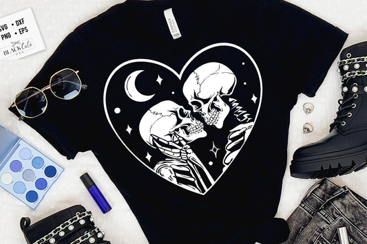 The Lovers SVG, The Lovers, Skeleton lovers svg, Valentine skeletons svg, Skeleton love svg, Skeleton heart svg