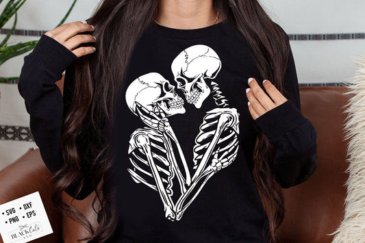The Lovers SVG, The Lovers, Skeleton lovers svg, Valentine skeletons svg, Skeleton love svg