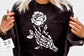 Skull hand and rose SVG, Skeleton Valentines Day svg, Skeleton valentine's day SVG, valentine's day skeleton SVG, Romantic skeleton svg