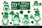 Patrick Gnomes Bundle svg, St Patricks Gnomes  svg, St Patrick SVG, Gnomes clipart svg, Gnomes Illustrations