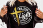 Be the light svg, prayer svg, Pray svg, Christian cross svg, Bible verse svg