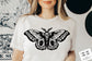 Boho moth SVG, Moth svg, Moon moth svg, moth svg, Magic illustration svg, Witchcraft svg, Boho svg, Boho illustration svg